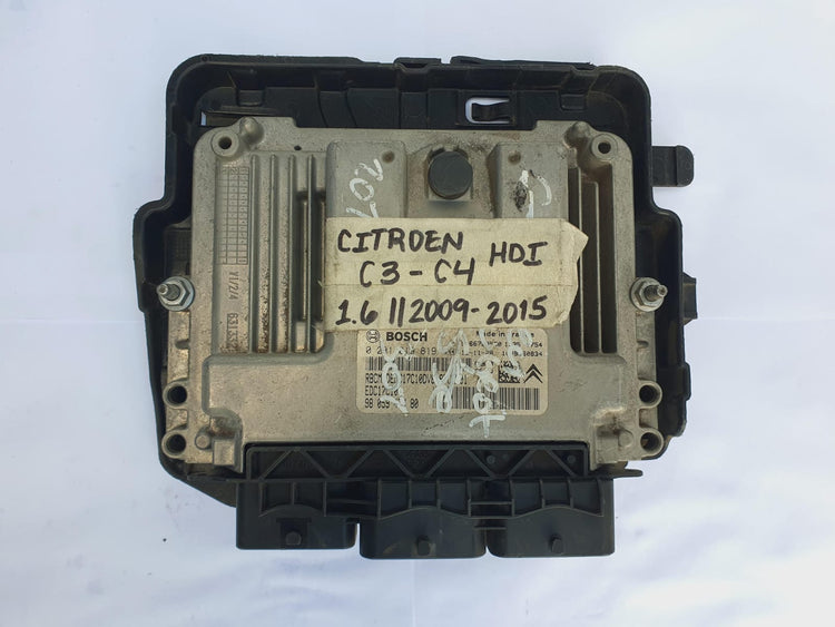 Ecu Citroen C3-C4 hdi 1.6 2009 al 2015 diesel mecánico