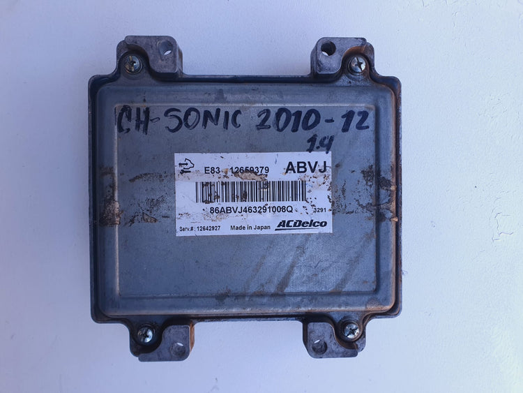 Ecu Chevrolet Sonic 1.4 2010 al 2012 (Detalles en Plástico)