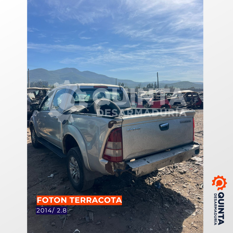 FOTON TERRACOTA AÑO 2014 CC2.8