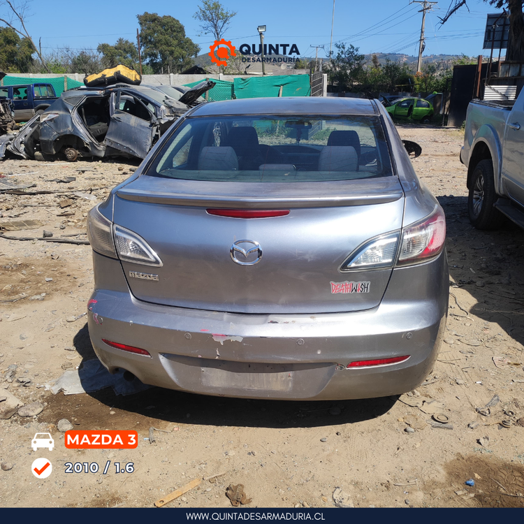 MAZDA 3 AÑO 2010 CC 1.6