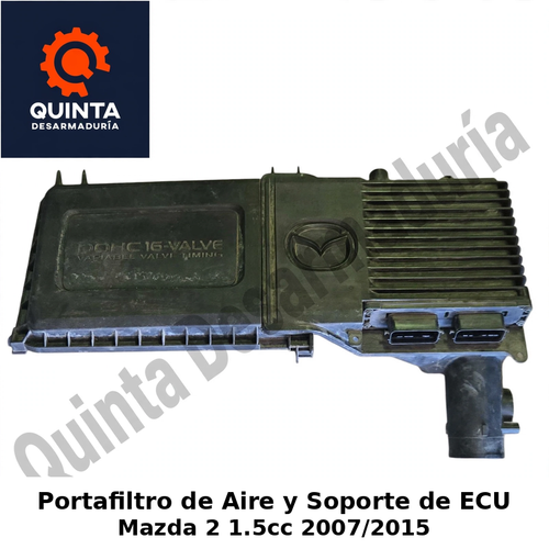Portafiltro de Aire y Soporte de ECU Mazda 2 1.5cc 2007/2015