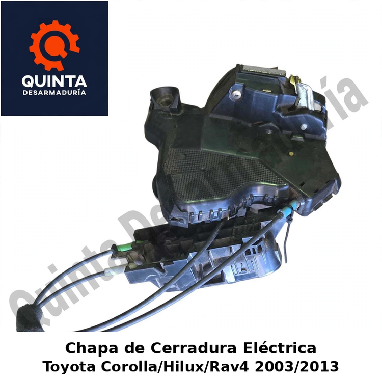 Chapa de Cerradura Eléctrica Toyota Corolla/Hilux/Rav4 2003/2013