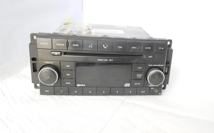 Radio Estero Chrysler AM FM CD-Disc Reproductor  | Chrysler Sebring Años 2007 - 2010