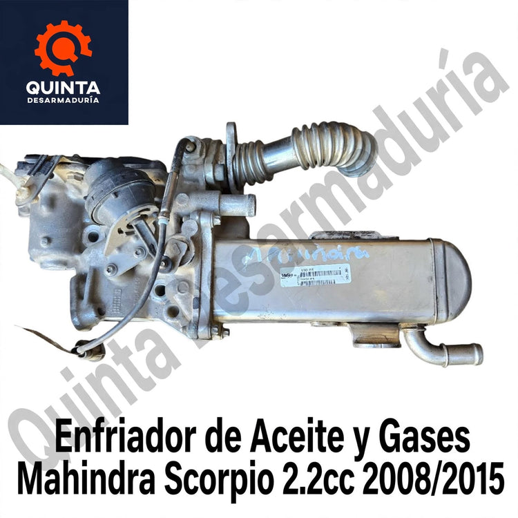 Enfriador de Aceite y Gases Mahindra Scorpio 2.2cc 2008/2015