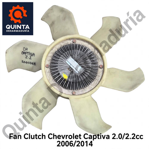 Fan Clutch Chevrolet Captiva 2.0/2.2cc 2006/2014