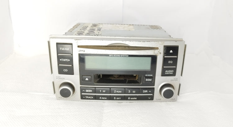 Radio AM/FM/CD/Cassette - Hyundai Santa Fe 2006 - 2009