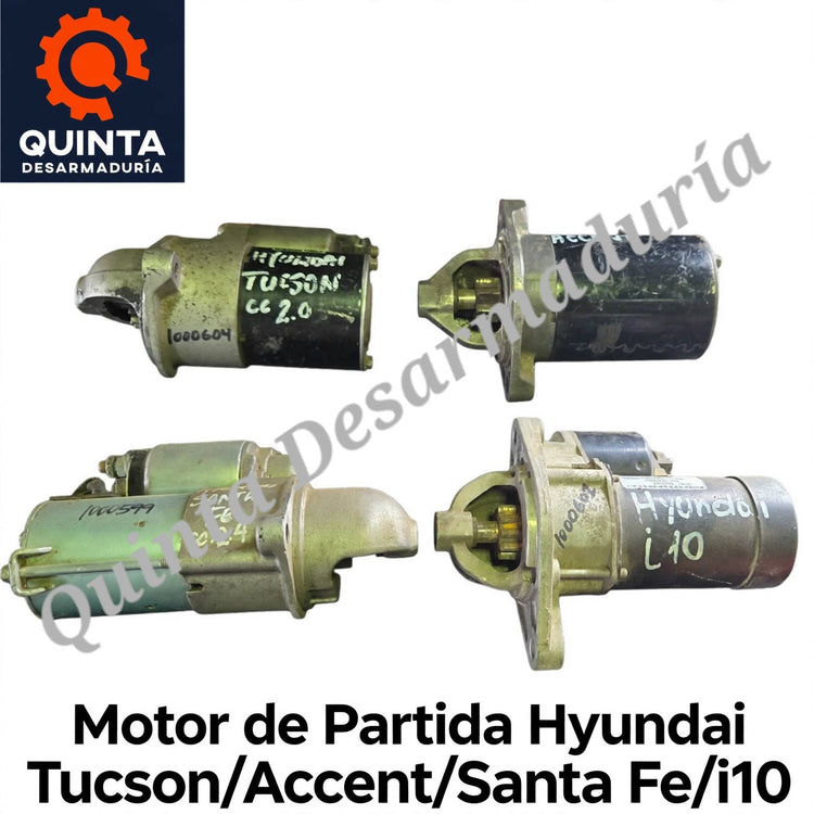 Motor de Partida Hyundai Tucson/Accent/Santa Fe/i10