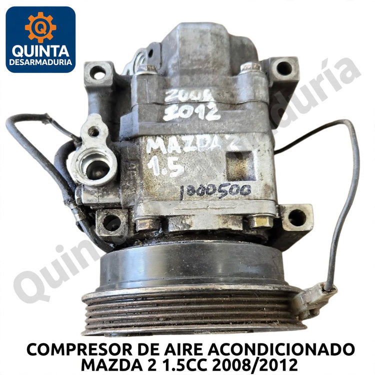Compresor de Aire Acondicionado Mazda 2 1.5cc 2008/2012