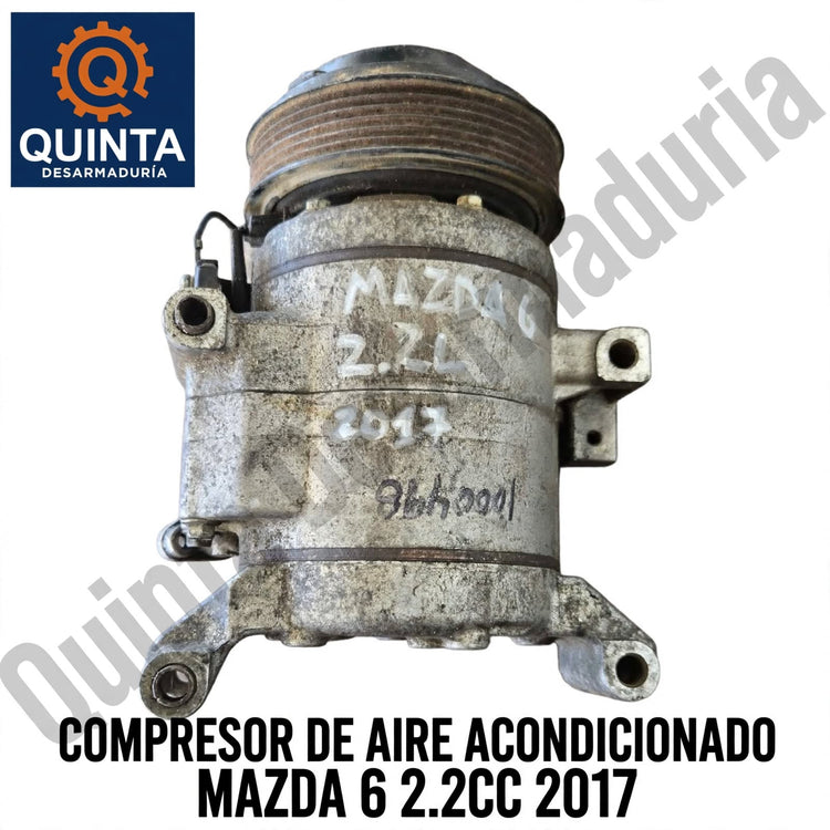 Compresor de Aire Acondicionado Mazda 6 2.2cc 2017