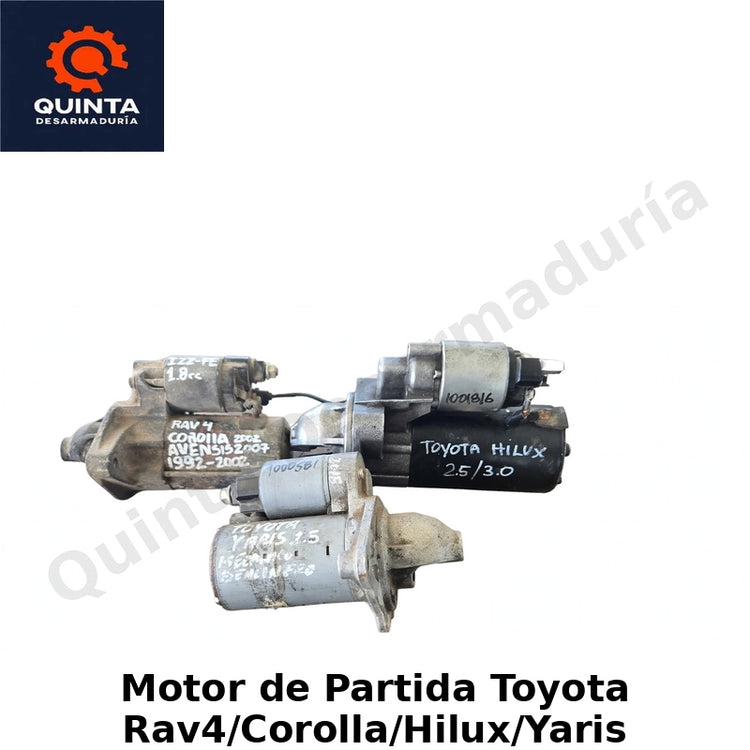 Motor de Partida Toyota Rav4/Corolla/Hilux/Yaris