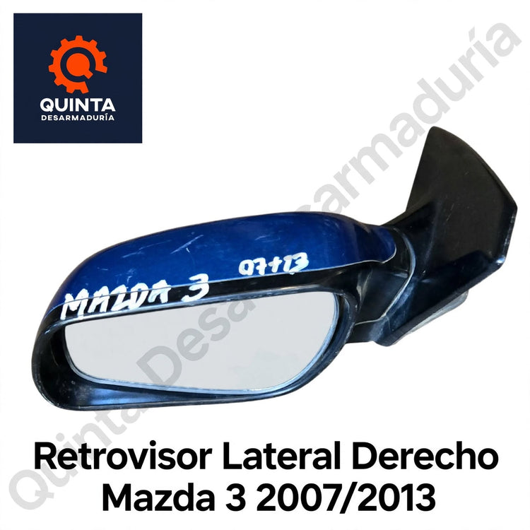 Retrovisor Lateral Derecho Mazda 3 2007/2013