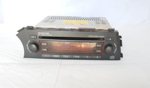 Radio Music Player Tuner AM FM Ssangyong Actyon - Kyron Años 2005 - 2011