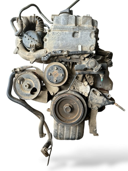 Repuesto Nissan Tiida 2004 - Motor de Auto - Ensamble de Motor QG16 para Nissan V16 Tiida (N16) Samsun SM3 C.C 1.6L Años Aplicables 2000 / 2006  Bencinero [ Incluye: Culata, Bloque, Carter] Sin Accesorios  4 Cilindros